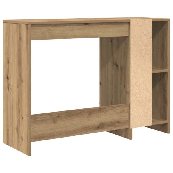 vidaXL Stôl dub artisan 102,5x35x75 kompozitné drevo – Obrázok 6
