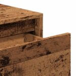 vidaXL Konzolový stolík staré drevo 100x35x76,5 cm kompozitné drevo – Obrázok 8