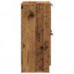 vidaXL Komoda staré drevo 60x30x70 cm kompozitné drevo – Obrázok 5