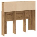 vidaXL Skrinka na čelo postele dub artisian 120x19x103,5cm komp. drevo – Obrázok 6