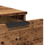 vidaXL Skrinka k stolu staré drevo 33x50x75 cm kompozitné drevo – Obrázok 9