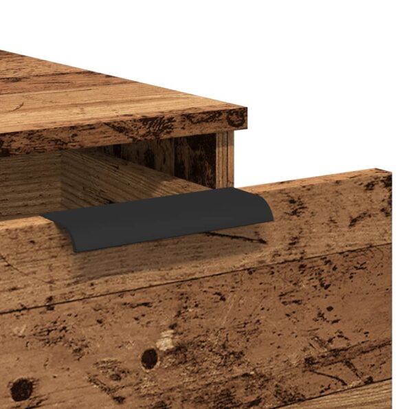 vidaXL Skrinka k stolu staré drevo 33x50x75 cm kompozitné drevo – Obrázok 9