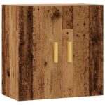 vidaXL Nástenná skrinka staré drevo 60x31x60 cm kompozitné drevo – Obrázok 2