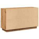 vidaXL Komoda dub artisan 102x35x60 cm kompozitné drevo – Obrázok 6