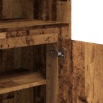 vidaXL Vysoká skrinka staré drevo 60x35,5x103,5 cm kompozitné drevo – Obrázok 8