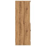 vidaXL Vysoká skrinka dub artisian 60x35,5x103,5 cm kompozitné drevo – Obrázok 6
