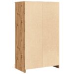 vidaXL Vysoká skrinka dub artisian 60x35,5x103,5 cm kompozitné drevo – Obrázok 7