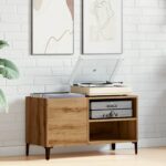 vidaXL Skrinka na platne dub artisan 84,5x38x48 cm kompozitné drevo – Obrázok 3