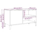 vidaXL Skrinka na platne dub artisan 84,5x38x48 cm kompozitné drevo – Obrázok 10