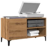 vidaXL Skrinka na platne dub artisan 84,5x38x48 cm kompozitné drevo