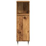 vidaXL Kúpeľňová skrinka staré drevo 30x30x100 cm kompozitné drevo – Obrázok 4
