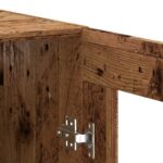 vidaXL Komoda staré drevo 69,5x34x90 cm kompozitné drevo – Obrázok 8