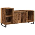 vidaXL TV skrinka staré drevo 100x35x55 cm spracované drevo – Obrázok 2