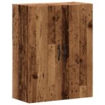 vidaXL Nástenná skrinka staré drevo 69,5x34x90 cm kompozitné drevo – Obrázok 2