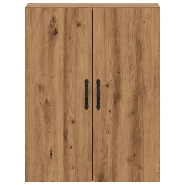 vidaXL Nástenná skrinka dub artisian 69,5x34x90 cm kompozitné drevo – Obrázok 4