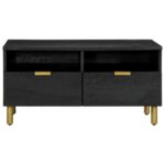 vidaXL Konferenčný stolík, čierny 80x54x40 cm, kompozitné drevo – Obrázok 3