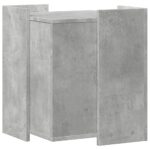 vidaXL Uzavretý box na stelivo, betónový 42x42x51 cm, kompozitné drevo – Obrázok 6