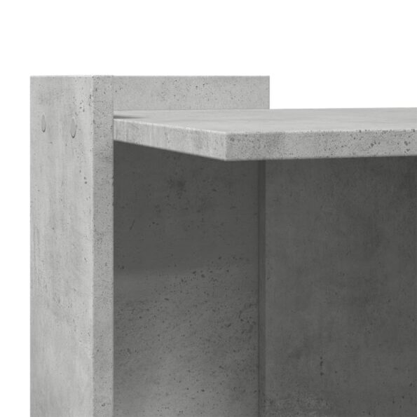 vidaXL Uzavretý box na stelivo, betónový 53x53x51 cm, kompozitné drevo – Obrázok 7