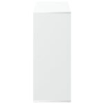 vidaXL Deliaca stena Knižnica biela 69,5x29x69,5 cm, umelé drevo – Obrázok 6