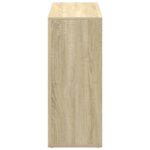 vidaXL Rozdeľovacia knižnica dub sonoma 69,5x29x69,5 cm kompoz. drevo – Obrázok 6