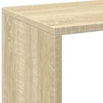 vidaXL Rozdeľovacia knižnica dub sonoma 69,5x29x69,5 cm kompoz. drevo – Obrázok 9
