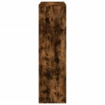 vidaXL Rozdeľovacia knižnica dymový dub 69,5x29x103,5 cm kompoz. drevo – Obrázok 6