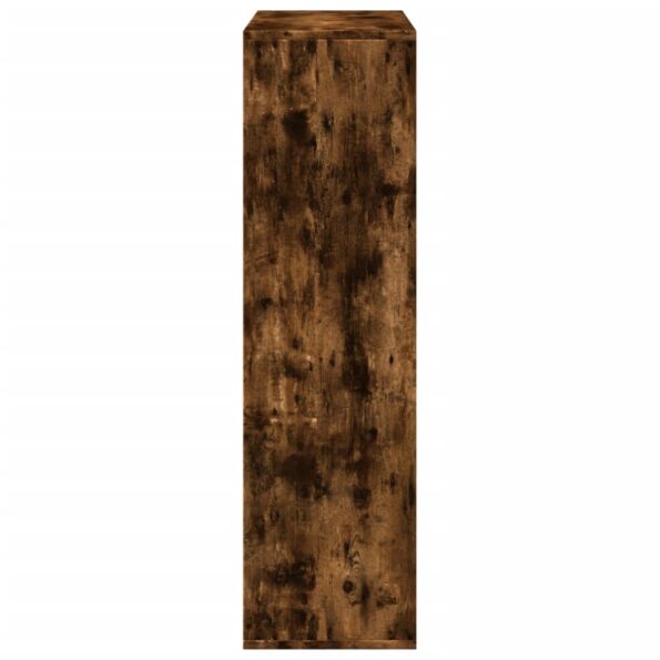 vidaXL Rozdeľovacia knižnica dymový dub 69,5x29x103,5 cm kompoz. drevo – Obrázok 6
