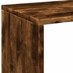 vidaXL Rozdeľovacia knižnica dymový dub 69,5x29x103,5 cm kompoz. drevo – Obrázok 9