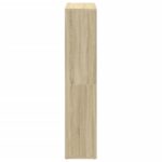 vidaXL Rozdeľovacia knižnica dub sonoma 69,5x29x137,5 cm kompoz. drevo – Obrázok 6