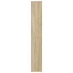 vidaXL Rozdeľovacia knižnica dub sonoma 67x25x161,5 cm kompozit. drevo – Obrázok 6