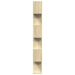 vidaXL Rozdeľovacia knižnica 6-posch.dub sonoma 70x24x193cm komp.drevo – Obrázok 6