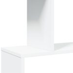 vidaXL Knižnica s 5 úrovňami, biela, 70x24x161 cm, z umelého dreva – Obrázok 9
