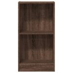 vidaXL Knižnica hnedý dub 40x24x76 cm kompozitné drevo – Obrázok 4