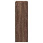 vidaXL Knižnica hnedý dub 40x24x76 cm kompozitné drevo – Obrázok 5