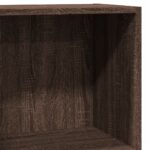 vidaXL Knižnica hnedý dub 40x24x76 cm kompozitné drevo – Obrázok 7