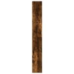 vidaXL Knižnica dymový dub 40x24x176 cm kompozitné drevo – Obrázok 5