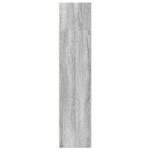 vidaXL Knižnica sivá sonoma 80x24x109 cm kompozitné drevo – Obrázok 5