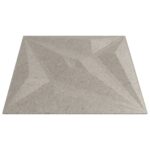vidaXL Nástenné panely 24 ks, beton 50x50 cm, XPS 6 m² hviezda – Obrázok 6