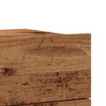 vidaXL Nástenné nočné stolíky 2 ks staré drevo 40x32x30 cm – Obrázok 8