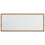 vidaXL LED kúpeľňové zrkadlo dub artisan 100x8,5x37cm, pracované drevo – Obrázok 6