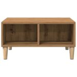 vidaXL Konferenčný stolík dub artisan 60x60x30 cm kompozitné drevo – Obrázok 4
