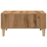 vidaXL Konferenčný stolík dub artisan 60x60x30 cm kompozitné drevo – Obrázok 5