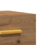 vidaXL Nástenný nočný stolík dub artisan 35x35x20 cm – Obrázok 8