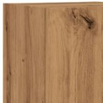 vidaXL TV skrinky s LED svetlami 2 ks dub artisan 30,5x30x102 cm – Obrázok 12