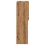 vidaXL TV skrinky s LED svetlami 2 ks dub artisan 30,5x30x102 cm – Obrázok 9