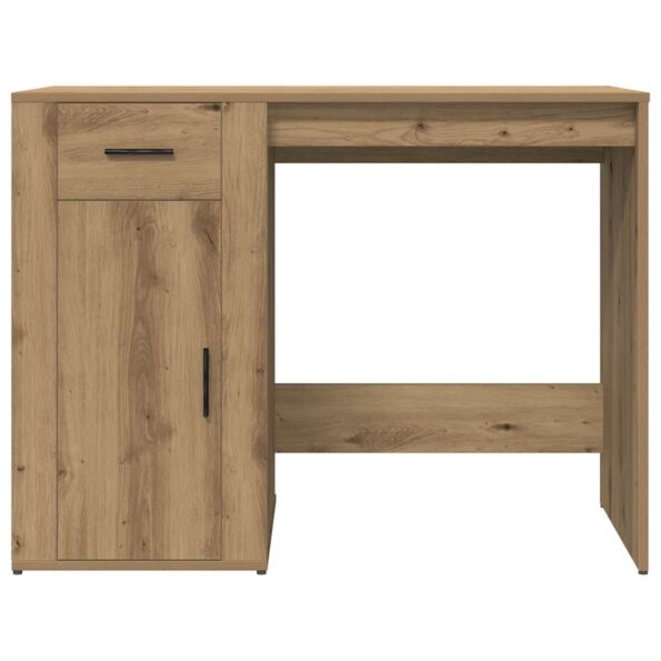 vidaXL Stôl dub artisan 100x49x75 cm kompozitné drevo – Obrázok 4