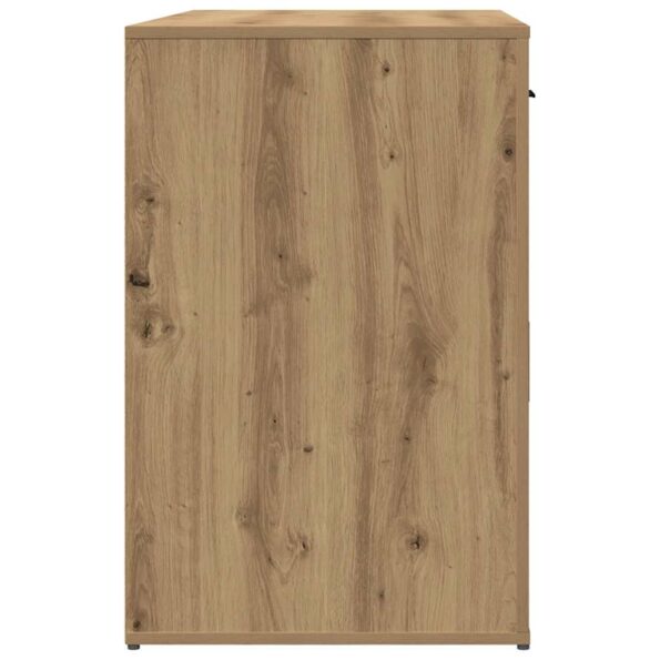 vidaXL Stôl dub artisan 100x49x75 cm kompozitné drevo – Obrázok 6