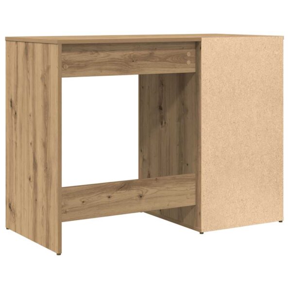 vidaXL Stôl dub artisan 100x49x75 cm kompozitné drevo – Obrázok 7