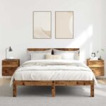 vidaXL Nočné stolíky 2 ks staré drevo 40x35x50 cm kompozitné drevo – Obrázok 3