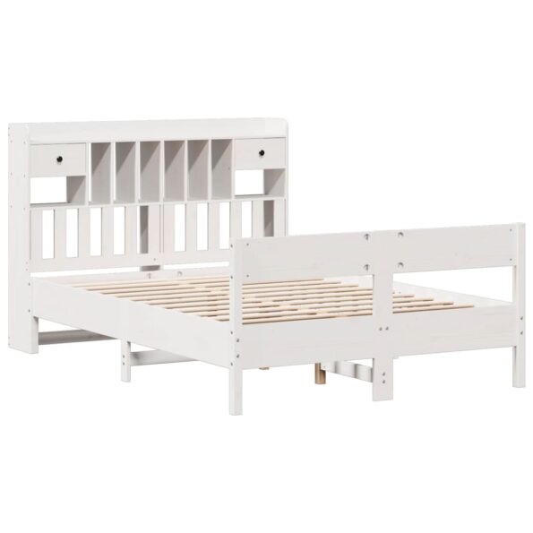 VXL8721158618269_g_en_hd_1.jpg vidaXL Posteľ s knižnicou bez matraca biela 140x190cm borovicový masív – Obrázok 3